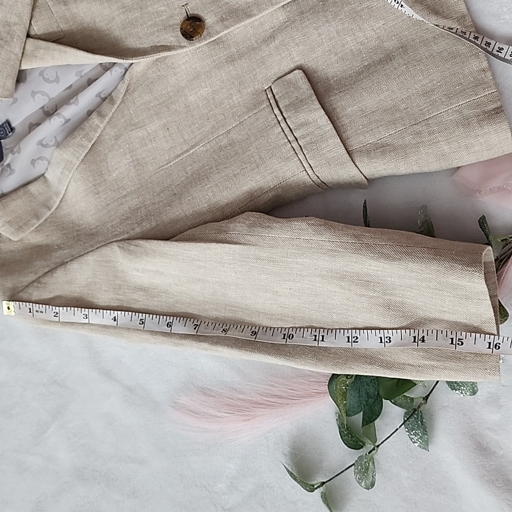 Appaman Boys Linen Blend Suit Size 6 + Blush Suspenders | Wedding, Easter - Picture 13 of 15